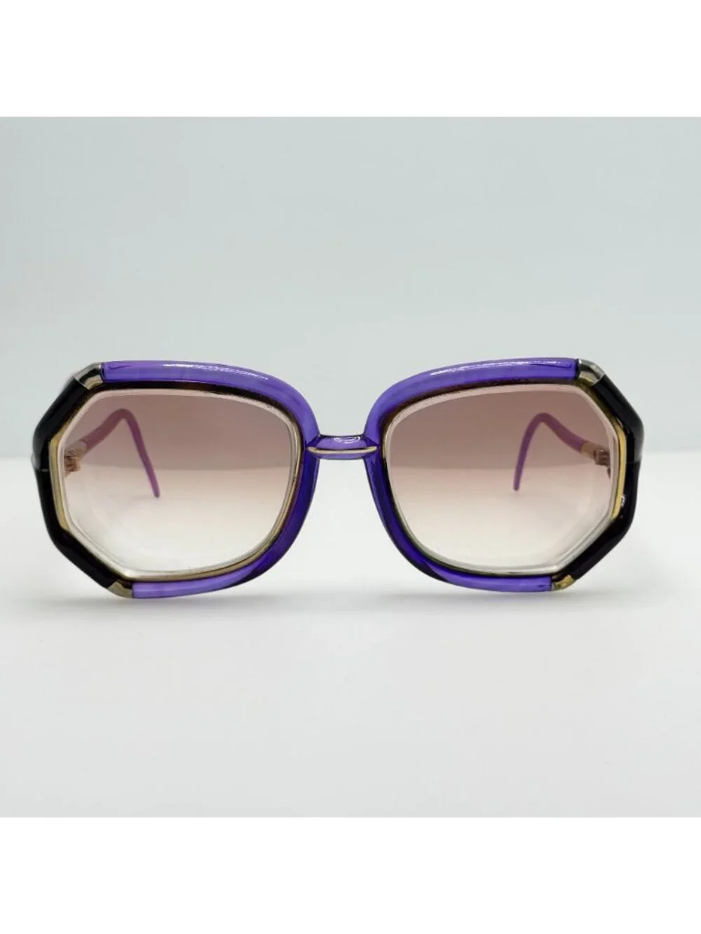 Ted Lapidus Eyeglasses Eye Glasses Frames Purple Violet France